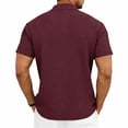 thumbnail image 5 of RMGVDSD Polo Shirts for Men Summer Casual Knit Polo Shirt Short Sleeve Button Down Shirt Business Leisure Collared Shirt Regular Fit Golf Shirts Classic Golf Top, 5 of 7
