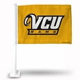 thumbnail image 1 of NCAA VCU Car Flag, Yellow, 8 x 1", Logo Color, 1 of 1