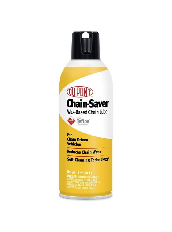 DuPont Motorcycle Chain-Saver Wax-Based Self-Cleaning Dry Lubricant, 11oz