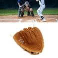 thumbnail image 4 of Baseball Glove, Ergonomic Design, Enhanced Grip & Stability, PU Leather Outfield Mitt, Excellent Durability, Suitable for All Baseball Enthusiasts, I Web, 10 Inch, 4 of 7