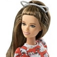 thumbnail image 5 of Barbie Fashionistas Doll, Petite Body Type Wearing Kitty Dress, 5 of 9