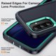 thumbnail image 5 of For Samsung Galaxy A56 5G Case Kickstand Phone Cover PC + Silicone + EVA 3-in-1 Design - Rose + Ligh, 5 of 5