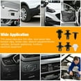 thumbnail image 2 of 100 Pcs Fender Clips for Car Liner Fastener Rivet Push Retainer 6 Size Universal, 2 of 11