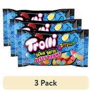(3 pack) Trolli Sour Brite Jelly Beans, Springtime Easter Candy, 12.5 oz package