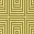 thumbnail image 1 of Ahgly Company Indoor Square Patterned Dark Golden Rod Brown Area Rugs, 7' Square, 1 of 1