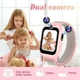 thumbnail image 6 of PTHTECHUS 1.54" Smart Watch for Boys Girls Smartwatch for Kids with Dual Camera Games Video MP3 Children Touch Screen Pink, 6 of 10