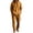 Yellow, variant on YABCSAZ Men's 2 Piece Cotton Linen Sets Casual Long Sleeve Button Hoodie and Loose Pants Set Beach Vacation Outfits Casual Lightweight Lounge Sets