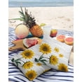 thumbnail image 3 of Outdoor Throw Pillow Cover Farm Garden Sunflowers on Wooden Plank Waterproof Cushion Covers 2 Pack Blossoming Floral Pillow Cases Home Decoration for Patio Garden Couch Sofa, 3 of 6