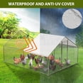 thumbnail image 3 of Grande metal chicken coop - walk-in poultry cage, 9.8x13.1x6.6 ft, 3 of 7