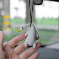 thumbnail image 2 of Roast Duck Car Rearview Mirror Decoration Pendant Creative Car Hanging Ornament, 2 of 4