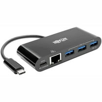 Tripp Lite USB C Docking Station w/ USB Hub, Ethernet Adapter & PD Charging