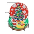thumbnail image 2 of Posavasos de Navidad Acrílico 6pcs / set Copa Almohadilla de aislamiento de madera para la decoración de la habitación, 2 of 9