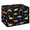 Multicolor 3, variant on CURLYOOT Leopard Print Storage Bin with Zipper Lid, Foldable Clothes Organizer Wild Animal Cheetah Lidded Storage Baskets, Rectangular Box Closet Shelf Organizer for Living Room Bedroom Home