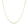 thumbnail image 2 of 14K Yellow Gold Solid Flat Mariner Chain 4.5mm Wide Link Bracelet with Lobster Claw Clasp 7 inches long, 2 of 3