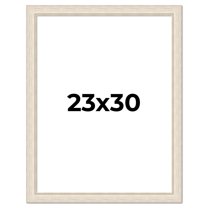 23x30 Frame White Real Wood Picture Frame Width 1.75 inches | Interior Frame Depth 0.5 inches |