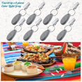 thumbnail image 2 of Perchas De Pesas Para Picnic Al Aire Libre Decoración De Mesa De Cena Familiar Mantel Pesas Cubierta De Mesa En Forma De Lágrima Pesas Clip De Metal Mantel Colgante Piedra, 2 of 5