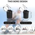 thumbnail image 3 of ZOUSSIQI Rétroviseurs de Vélo, Support de Guidon de Rétroviseur de Vélo Portable Rotation 360 Réglable Rétroviseur de Vélo Grand Angle Miroirs de Guidon de Bicyclette pour Vélo Électrique (28-32 mm) CA919-53382, 3 of 8