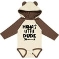 thumbnail image 3 of Inktastic Mama's Little Dude with Arrow Boys Long Sleeve Baby Bodysuit, 3 of 5