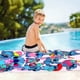 thumbnail image 4 of Toalla de playa de microfibra de secado rápido RHAFAYRE, toalla estampada, toalla sin arena, toalla súper absorbente para fitness, yoga, sauna 150x75 CM, 4 of 5