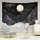 thumbnail image 1 of Tapiz Luna Estrellas Tapices Noche Cielo estrellado Tapiz Naturaleza Tapiz Paisaje Montaña Tapiz Colgante de pared para habitación Ormromra WMZL-1008-2, 1 of 7