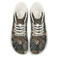 thumbnail image 2 of Wismoutput Branch and Leaves Printed Shoes High-top Minimalist Barefoot Shoes for Men and Boys Size 5.5-14, 2 of 7