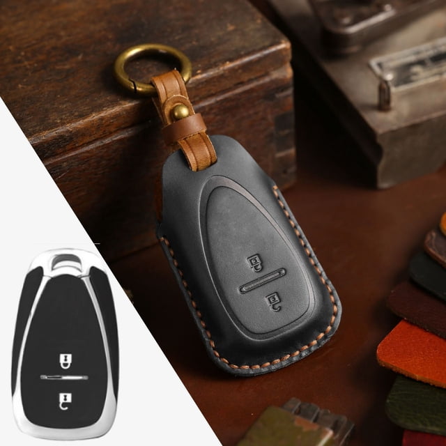 Car Key Fob Cover Case Protector For Chevrolet Equinox Malibu Cruze Trax Car Key Case Fob Cover Leather