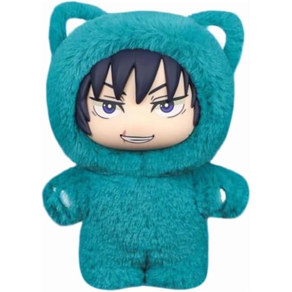 JJK Figures Plush Gojos Geto Suguru Anime Figure Soft Plushies Fushiguro Toji Nanami Kento Anime Figurine, 5.2inch Plush Figures for Best Gifts
