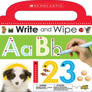 Scholastic Early Learners: Write and Wipe ABC 123: Scholastic Early Learners (Write and Wipe) (Board book)