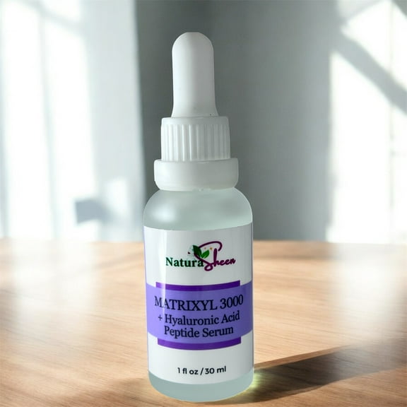 Matrixyl 3000   Hyaluronic Acid Serum 30 ml Anti-Aging, Intense Hydration, Firming, Collagen Booster. Made in the USA. Fragrance Free. Dye Free.
