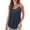 Navy, variant on HOMBOM Green Tank Top for Women Swing Camisole Summer Loose Sleeveless Casual Adjustable Straps Ladies Top