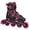Black/Pink, variant on Roller Derby V-Tech 500 Women's Inline Skate with Adjustable Sizing, Mint