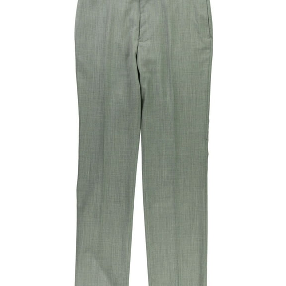 Tommy Hilfiger Mens Heathered Dress Pants Slacks, Grey, 41W x UnfinishedL