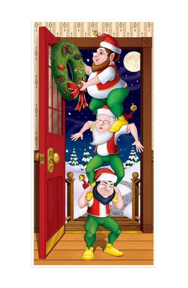 Christmas Elves Door Cover