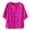 Pink, variant on BODOAO Cotton Linen Embroidered Top for Women Soft Breathable Peasant Blouses Beach Tops Summer Loose Fit Blouses Gauze Tops Travel Top Office Blouses Scoop Neck Flowy Shirts Half Sleeve Blue L