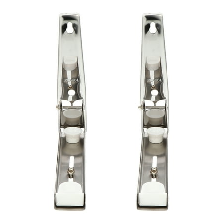 

2pcs Durable Microwave Oven Rack Wall Mounted Kitchen Retractable Bracket