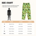 thumbnail image 3 of Yiaed Avocado color cute animals Print Womens Lounge Pants, Loose PJ Bottoms, Long Pajama Pants for Women-XX-Large, 3 of 6