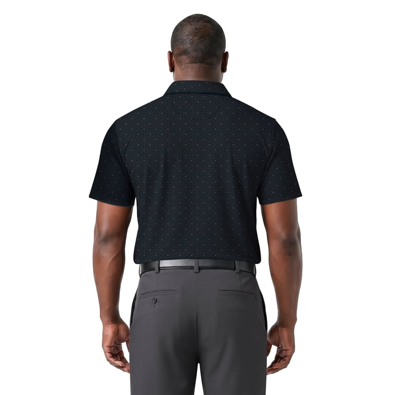Ben Hogan Men's Gentleman Geo Print Golf Polo Shirt photo 6