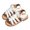 White, variant on Ruyang Toddler Girls Summer Sandals Open Toe Flat Sandal for Beach Vacation Adjustable Straps Slip Resistant Shoes