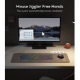 thumbnail image 3 of RGB Backlit Wireless Keyboard and Mouse, Rainbow Backlight Keyboard with 3 Modes, Jiggler DPI Mouse, Type-C Rechargeable, 2.4G USB Cordless Keyboard and Mouse for Mac, Windows, Laptop, PC, 3 of 7