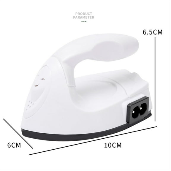 Children's Handmade DIY Electric Iron, Mini Iron Name Sticker Special Iron Small Iron Sewing Tools.US Plug Blue