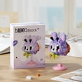 thumbnail image 3 of Creative Bee Shake Model Assembly Building Blocks Toy; suitable for people over 8 years old to assemble, suitable for building block enthusiasts, trendy toy collectors, DIY enthusiasts, holiday and b, 3 of 8