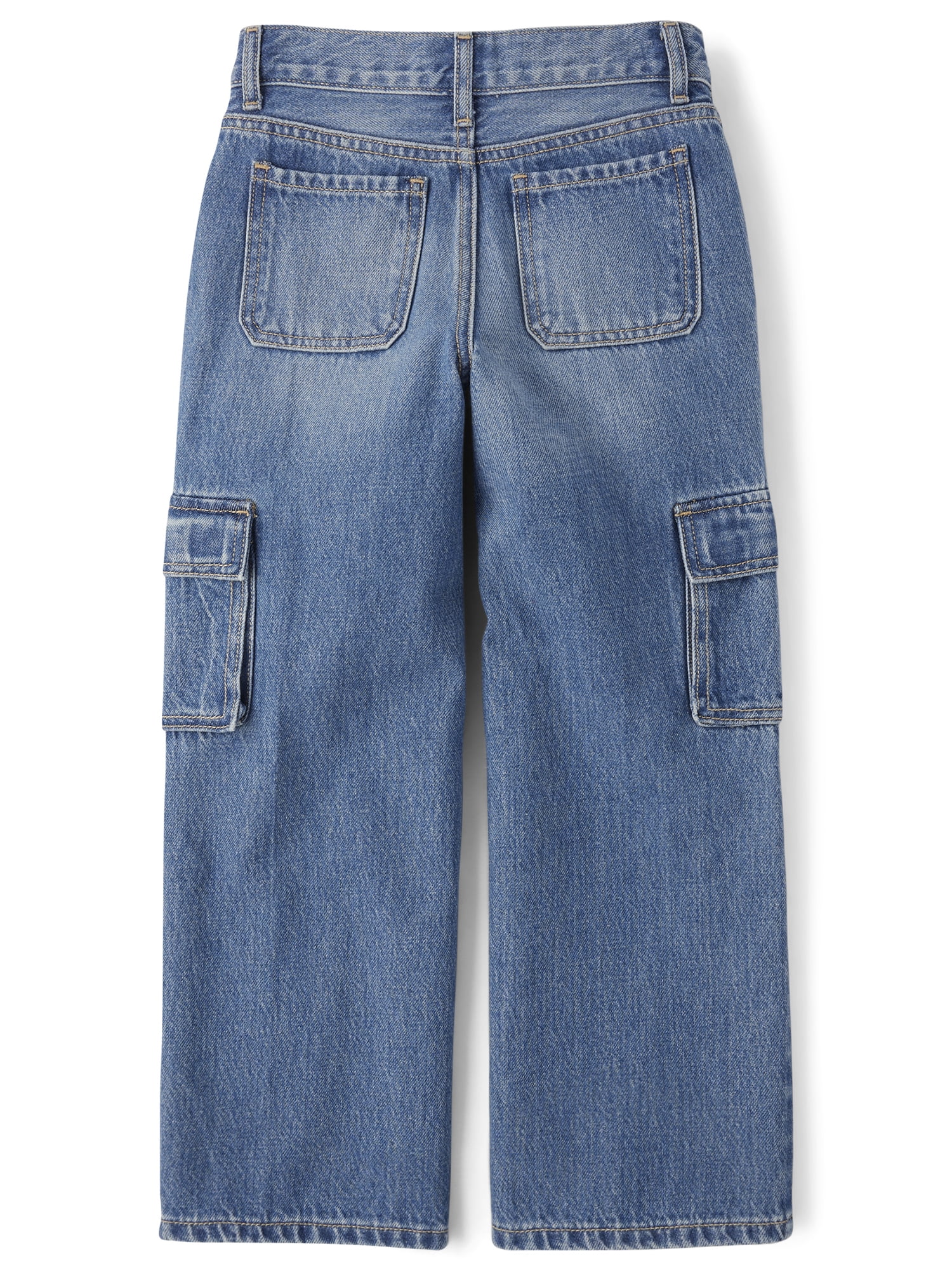 The Children's Place Girls Baggy Fit Cargo Jeans, Sizes 4-16