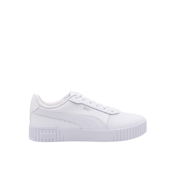 Tenis Mujer Puma Casuales Urbanos Ligeros Cómodos Diario blanco 25.5