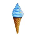 thumbnail image 1 of Pet Dog Plush Canvas Toy Simulación Postre Helado Masticar Squeak Toys (Blueberry Dog Canvas), 1 of 2