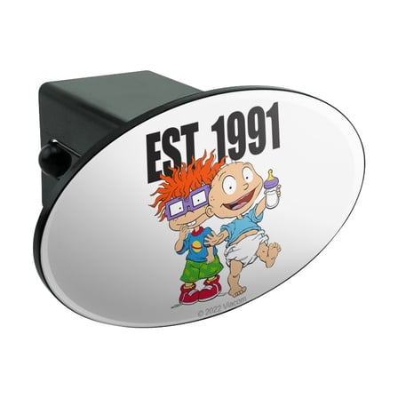 Rugrats Est 1991 Oval Tow Trailer Hitch Cover Plug Insert