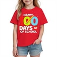 thumbnail image 2 of Babcutegg School Uniform for Kid Girls Causal Fashion Comfortable Campus Style Short Sleeve Back to School Wear Girls Summer Clothes Red Size 3, 2 of 10