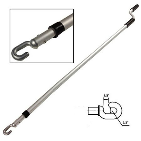 Telescoping Awning Pole with Hook Drive / RV Awning Pole / Adjustable Length Awning Wand - 48