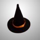 thumbnail image 4 of 6 piezas 4.5 cm de diámetro mini caricatura bruja gorro curvo sombreros Decoración de Halloween Espectáculo Fiesta Vestir Sombreros Sombreros Gorras (Negro), 4 of 5