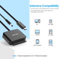 thumbnail image 3 of Cable de disco duro WAVLINK SATA a USB tipo C de 5 Gbps y 20 TB, 3 of 7