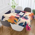 thumbnail image 2 of Yayeee Tablecloths for Rectangular Tables 60 x 60 inch Party Table Cover, Flowers Pattern Style, 2 of 6
